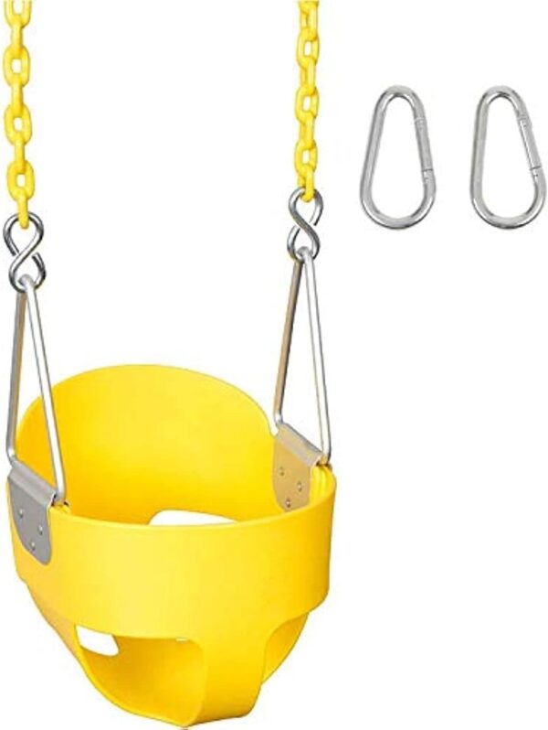 Baby Swing Seat Baby Toddler For Kids Activities Yellow - Image 4