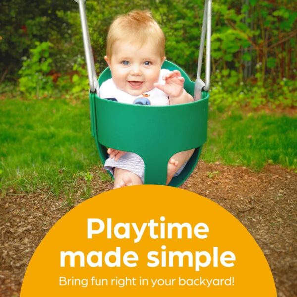 Baby Swing Seat Baby Toddler For Kids Activities Yellow - Image 10