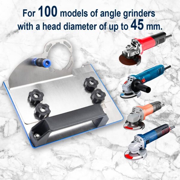 Angle Grinder Stand for Tile 45° Chamfer Cutting,Special Cutting Bracket Thickened Angle Grinding Fixed Holder Chamfer Tool for Cutting Ceramic - Image 3