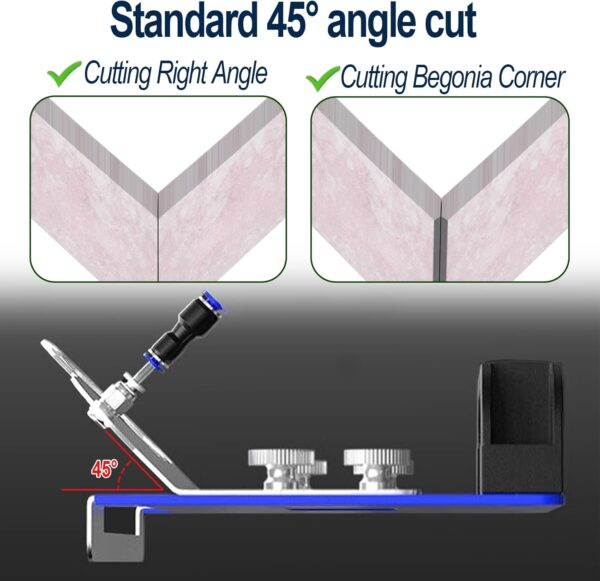 Angle Grinder Stand for Tile 45° Chamfer Cutting,Special Cutting Bracket Thickened Angle Grinding Fixed Holder Chamfer Tool for Cutting Ceramic - Image 5