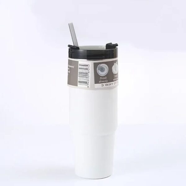 Stainless steel 30 oz  water cup (White)