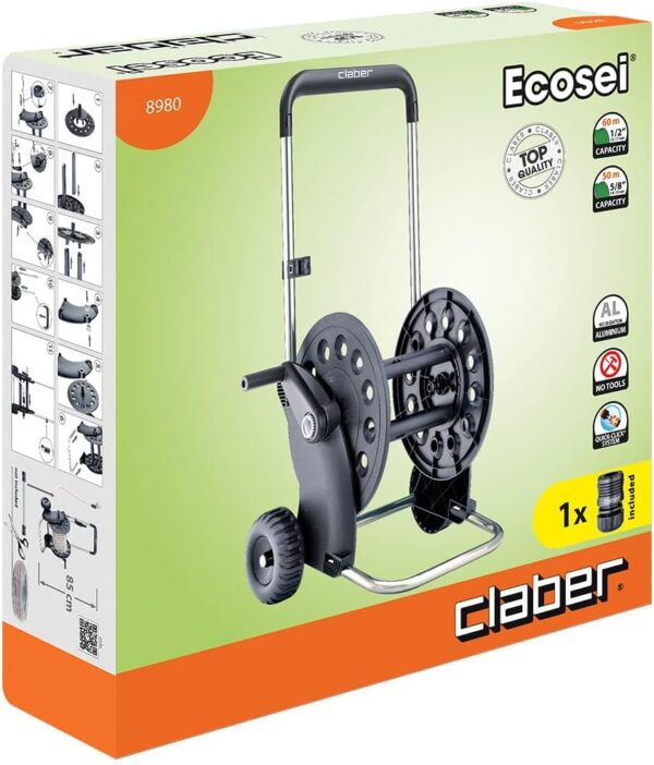 Claber Ecosei Hose Reel Cart. - Image 4