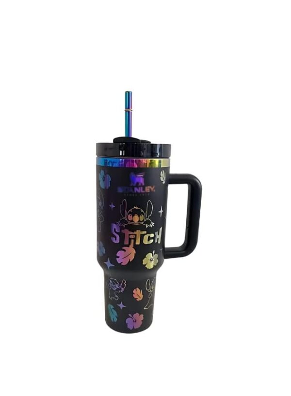 Hello Kitty Stanley Tumbler 40 Oz Quencher H2.0 FlowState (Black)